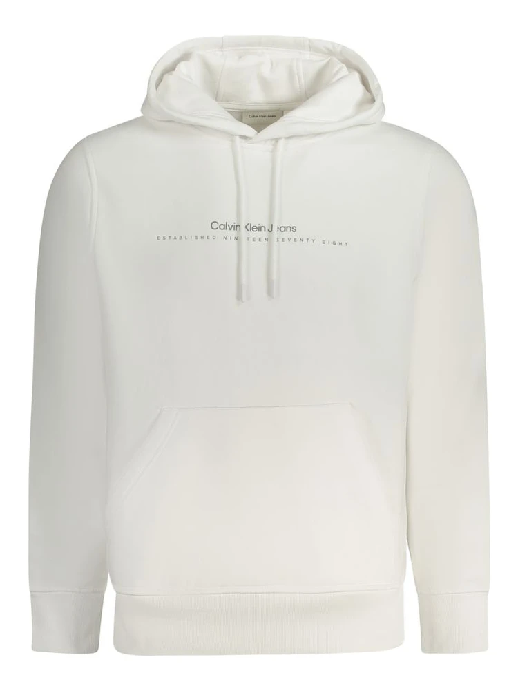 White Cotton Sweatshirt
