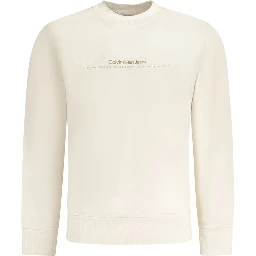 Beige Cotton Sweatshirt