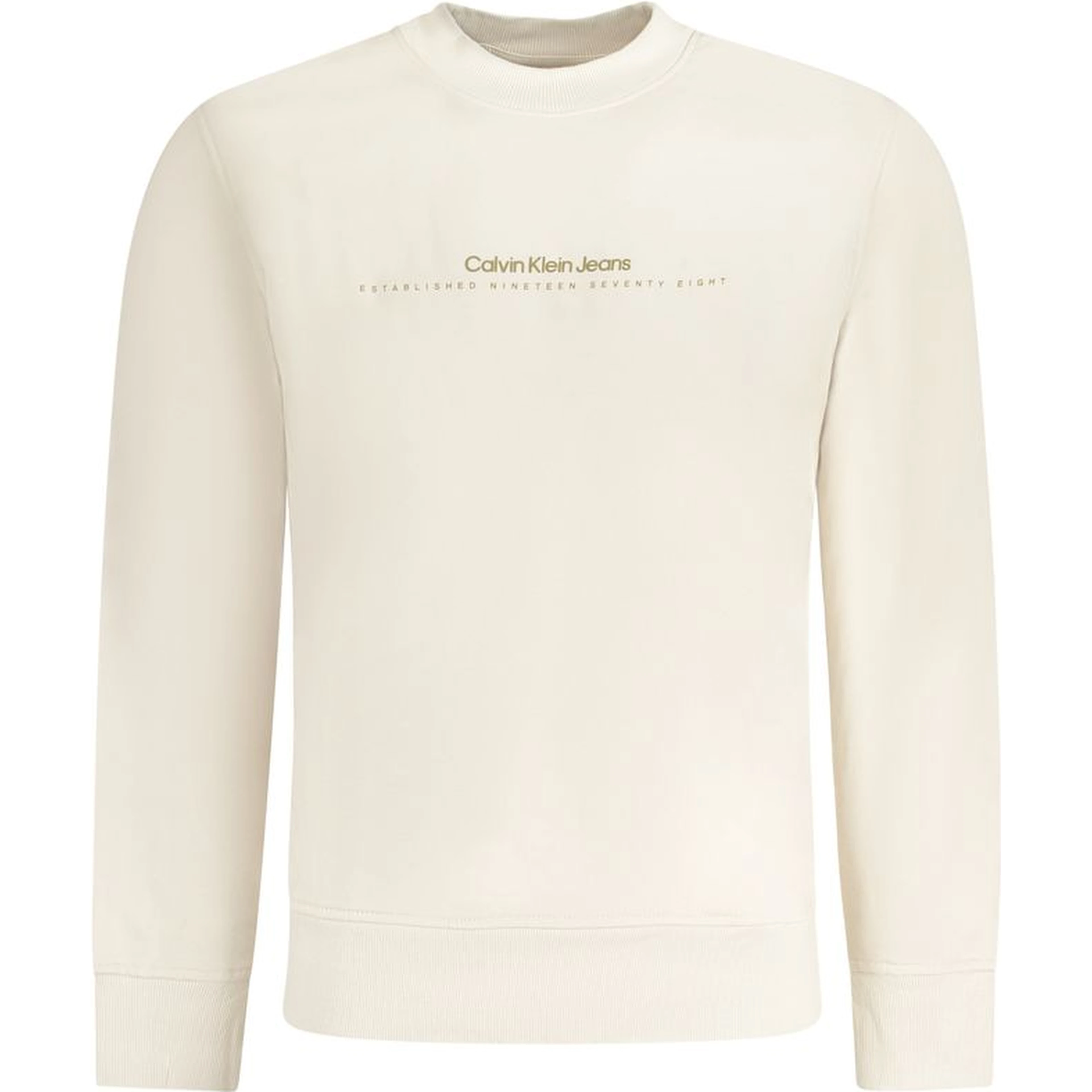 Beige Cotton Sweatshirt