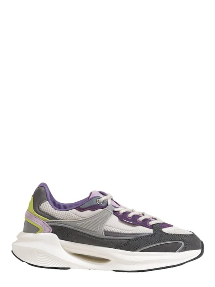 Gray Fabric Chunky Sneakers