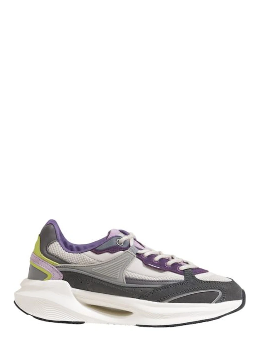 Gray Fabric Chunky Sneakers