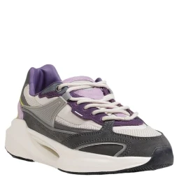 Gray Fabric Chunky Sneakers