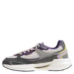 Gray Fabric Chunky Sneakers