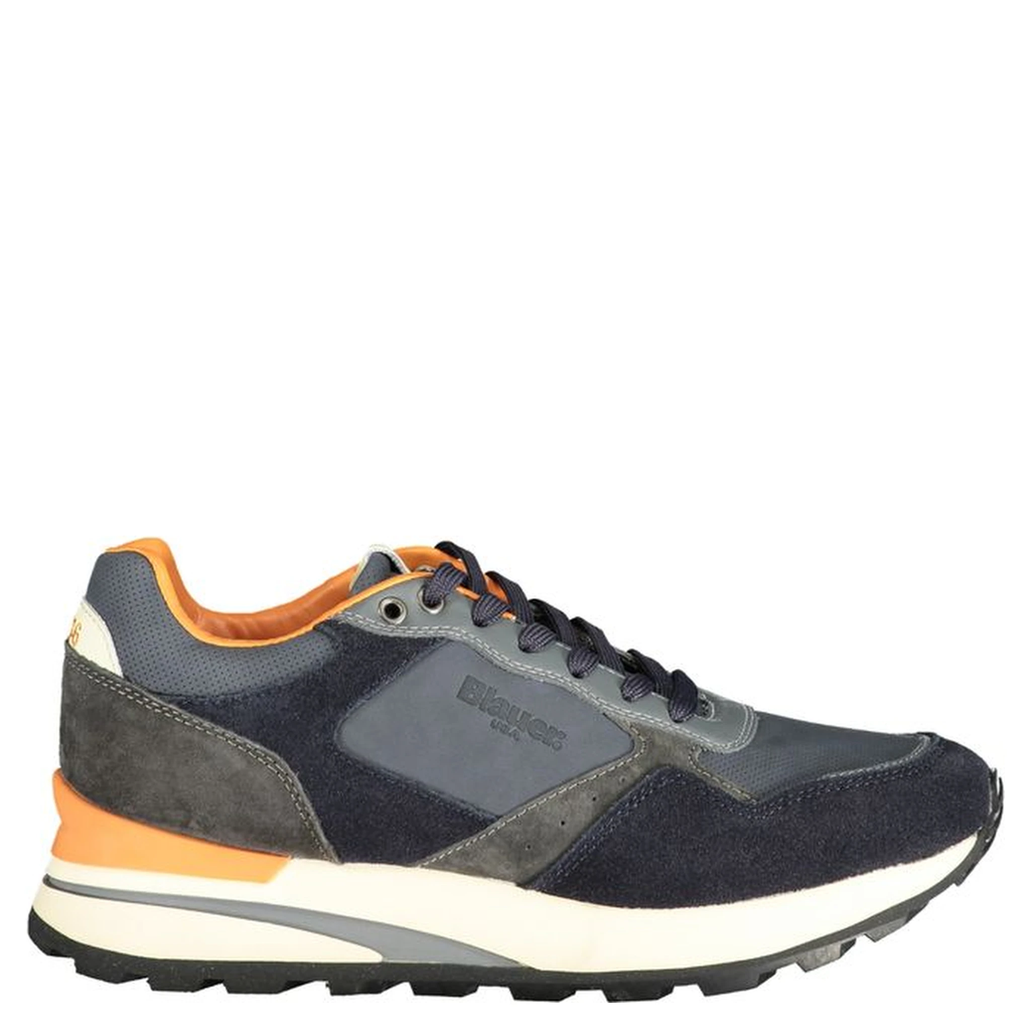 Blue Polyester Sneaker