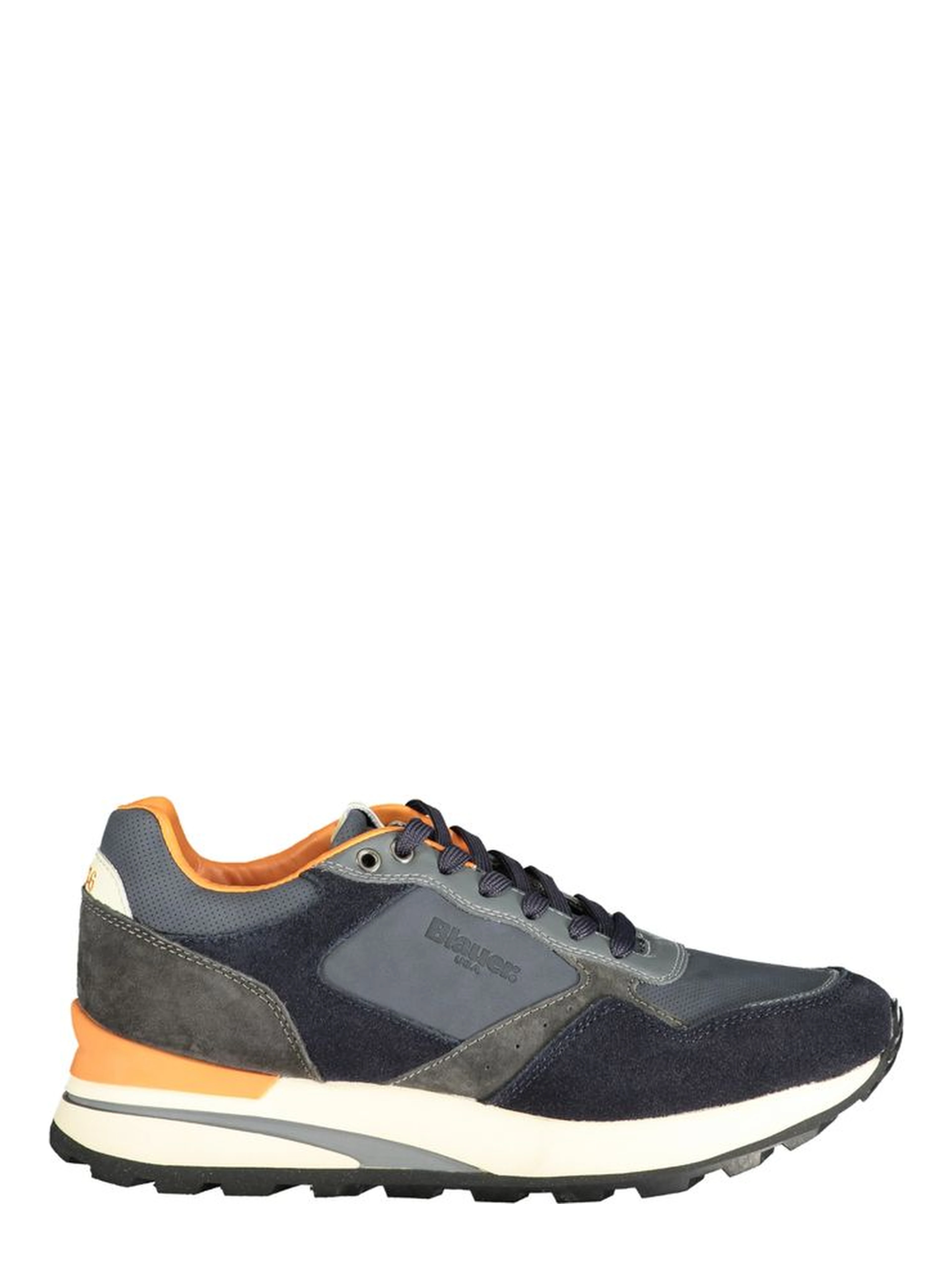 Blue Polyester Sneaker