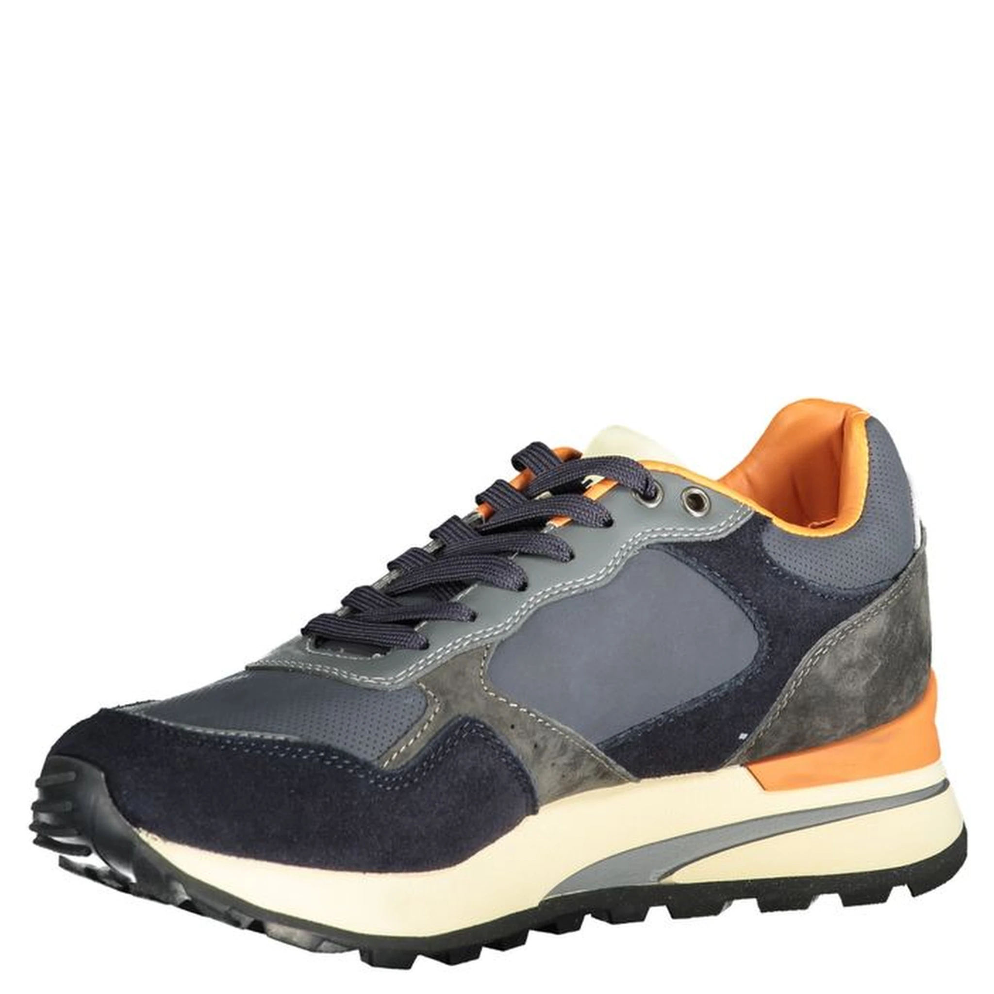 Blue Polyester Sneaker