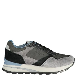 Gray Polyester Sneaker