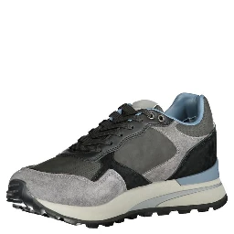 Gray Polyester Sneaker