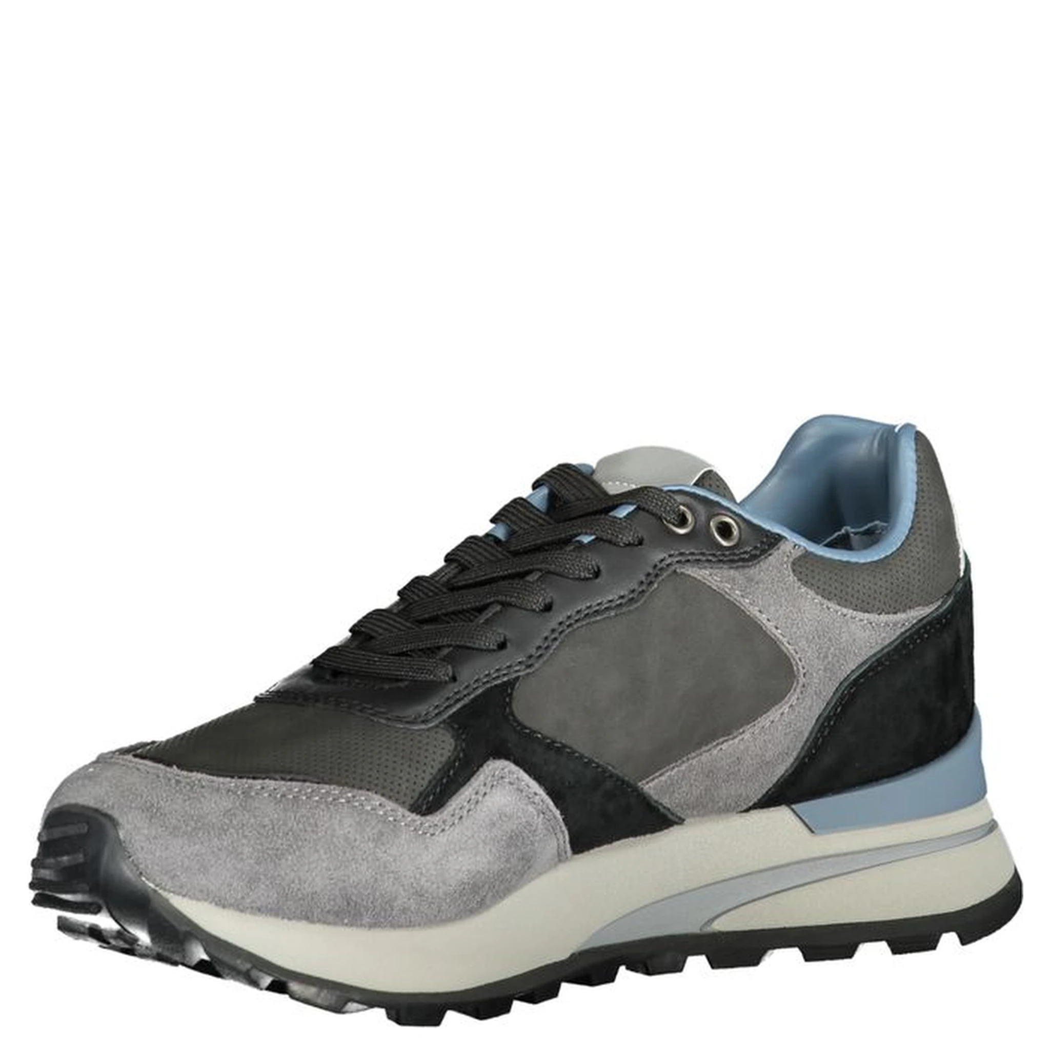 Gray Polyester Sneaker