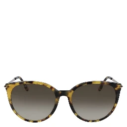 Brown Metal Sunglasses