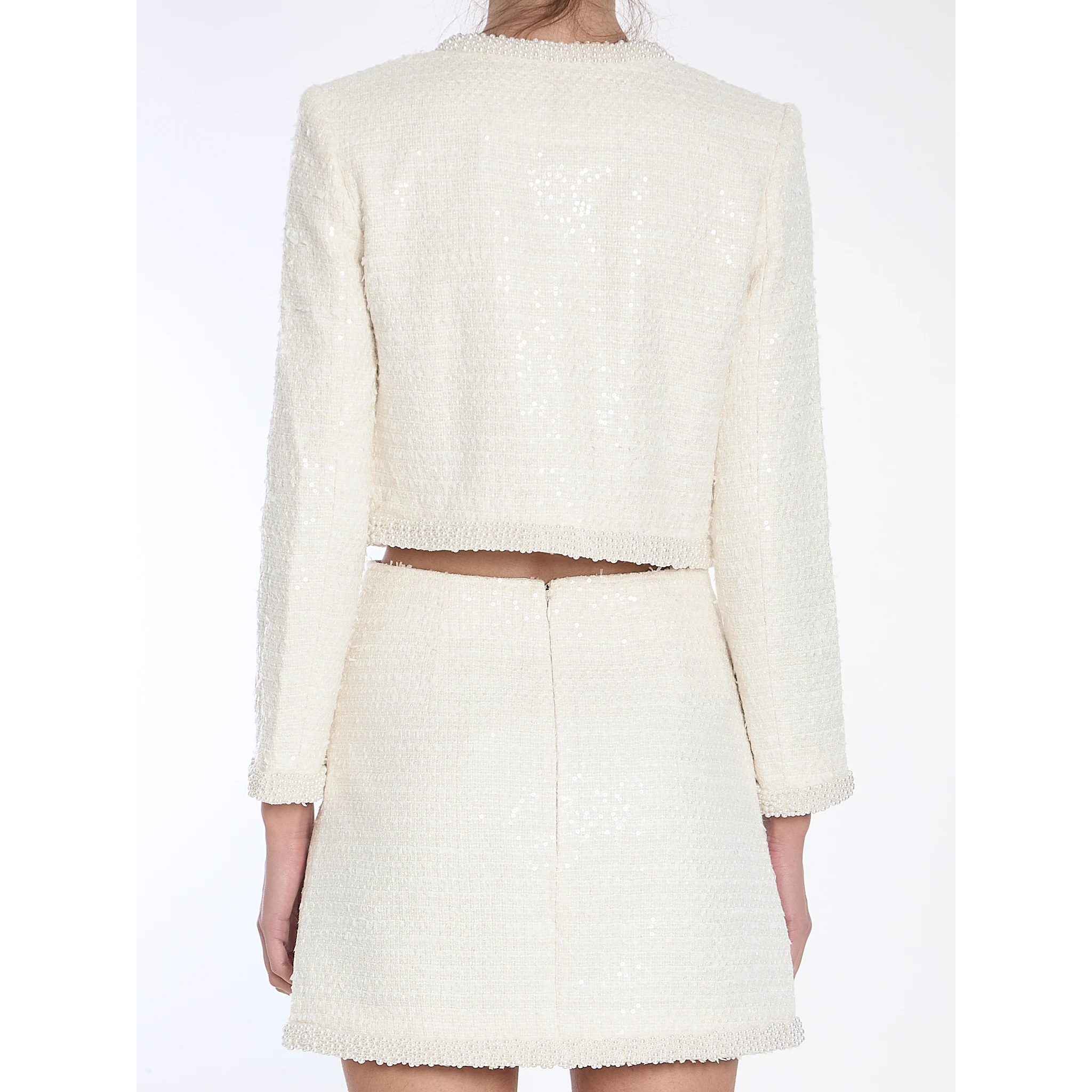 Pearl trim jacket