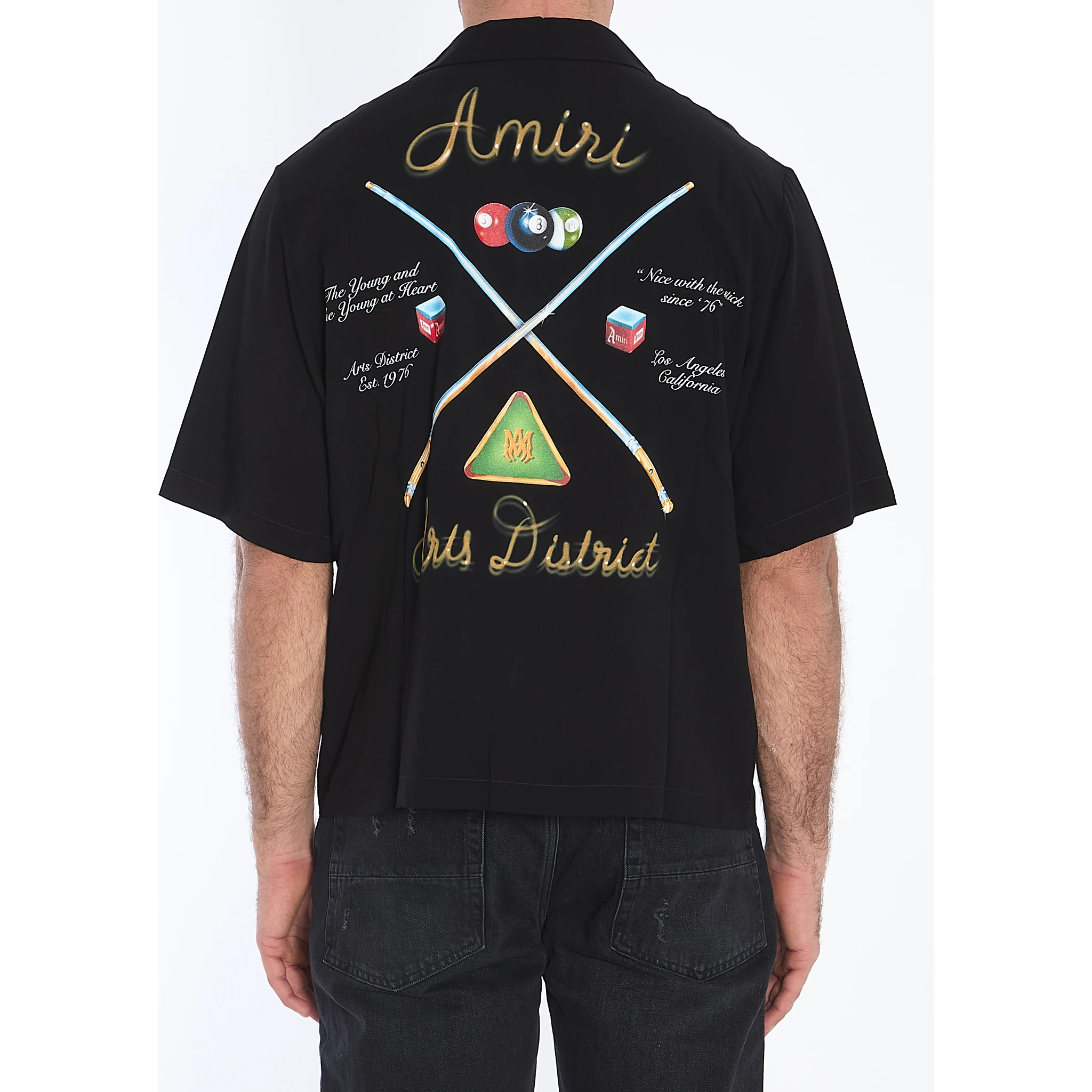 Amiri Pool Cue Bowling shirt