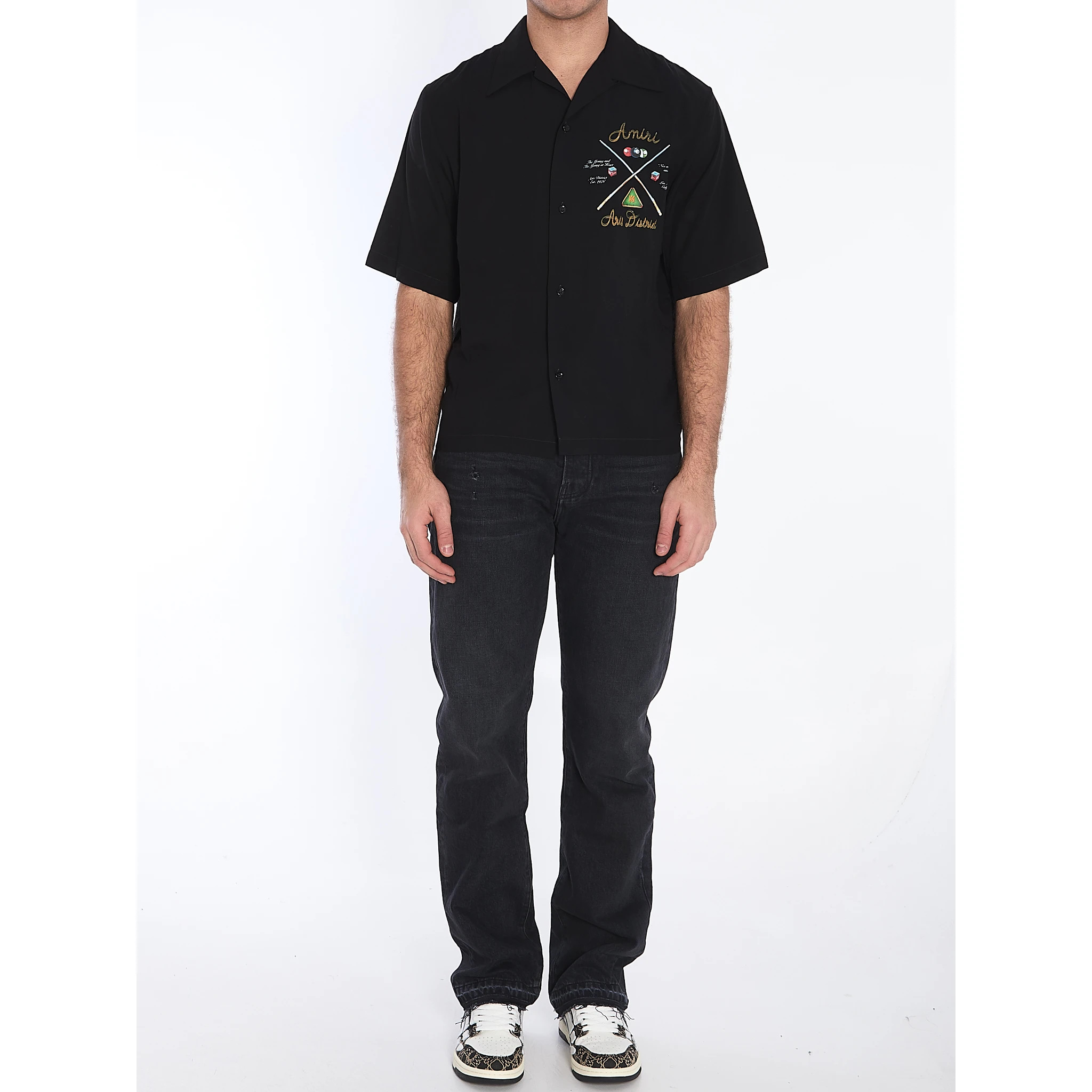Amiri Pool Cue Bowling shirt