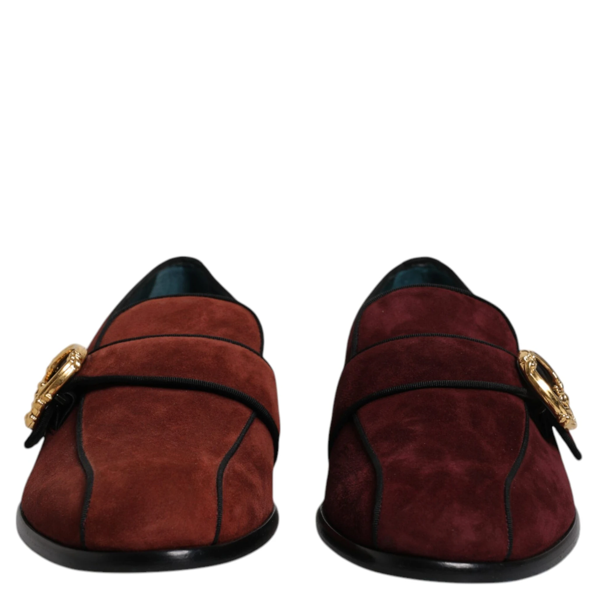 Bordeaux Suede Loafers Formal Men Dress Shoes