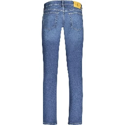 Blue Cotton Jeans Denim