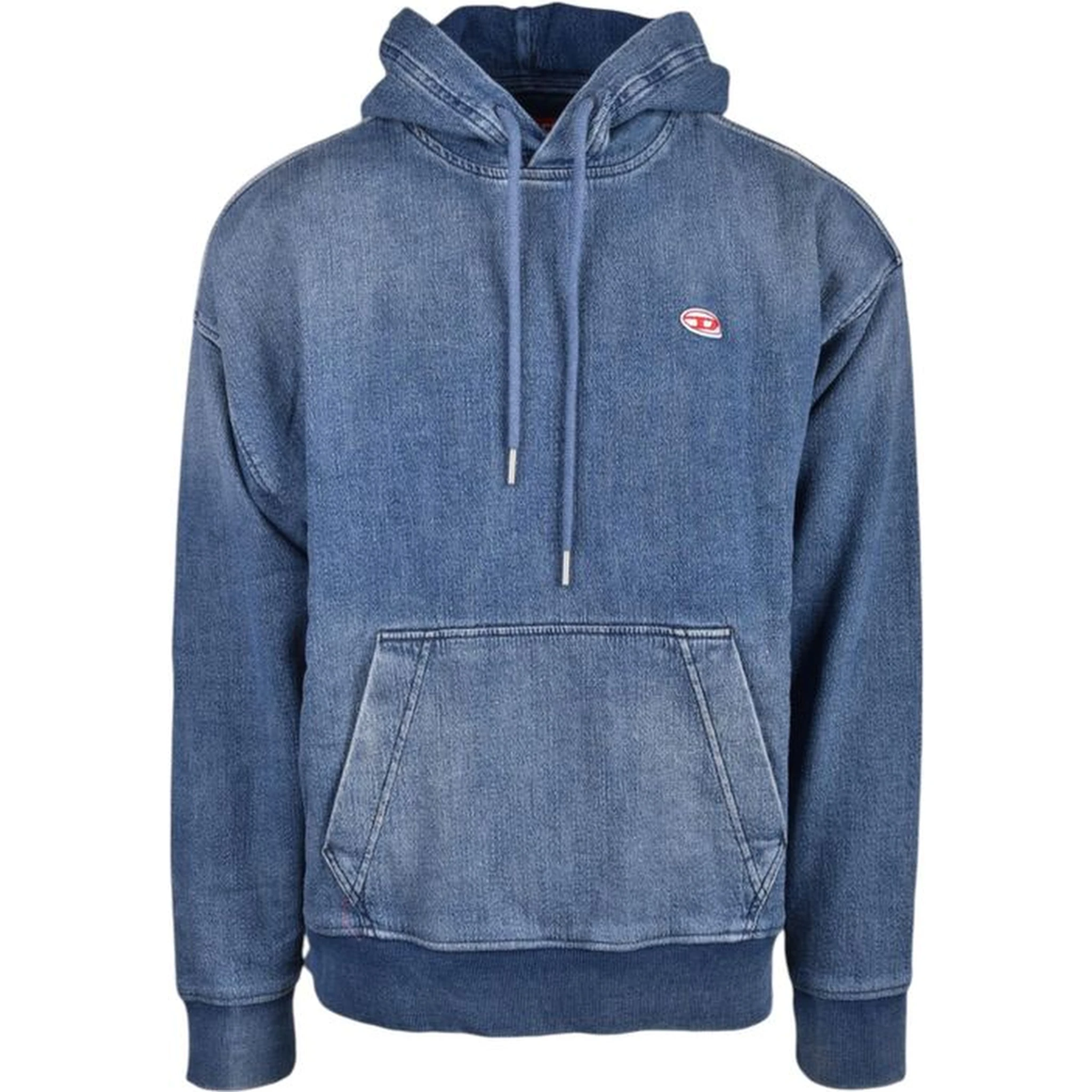Blue Cotton Hoodie