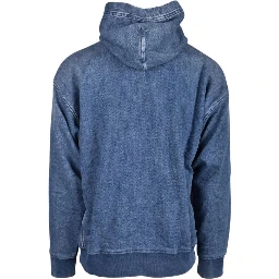 Blue Cotton Hoodie