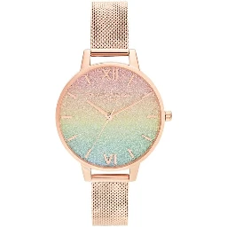 Multicolor Stainless Steel Dress Watch