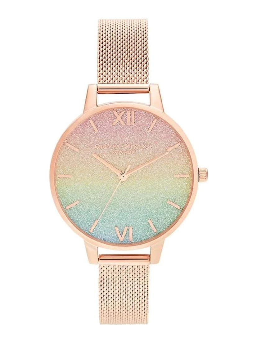 Multicolor Stainless Steel Dress Watch