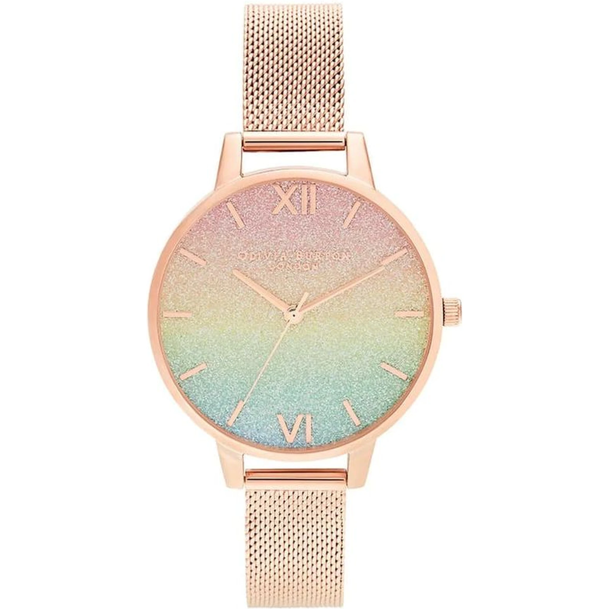 Multicolor Stainless Steel Dress Watch