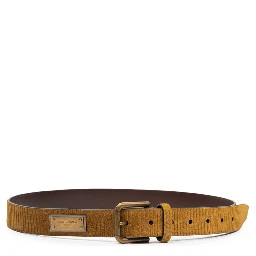 Brown Leather Regular Belt