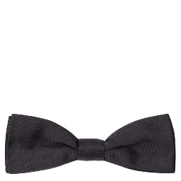 Black Silk Bowtie