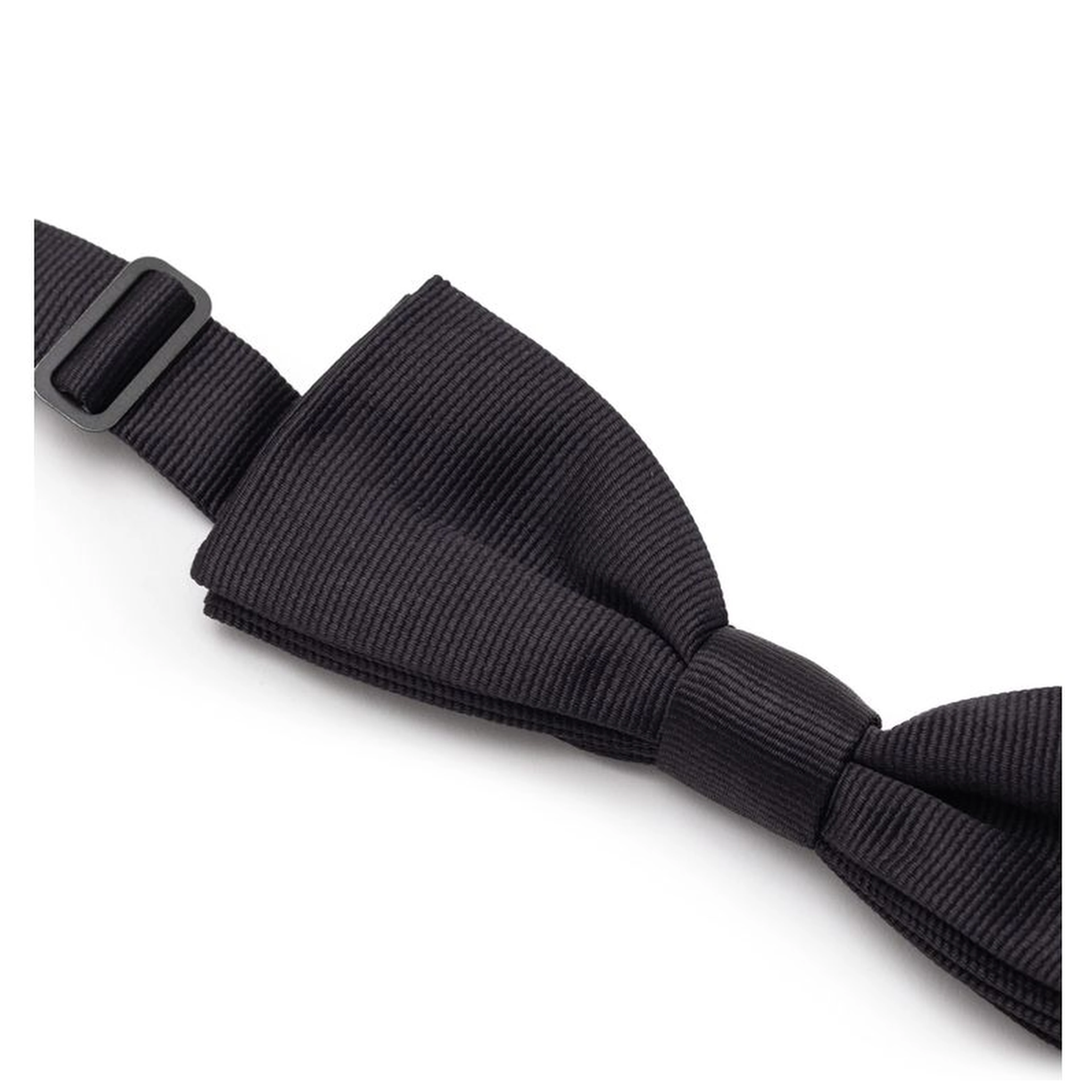 Black Silk Bowtie