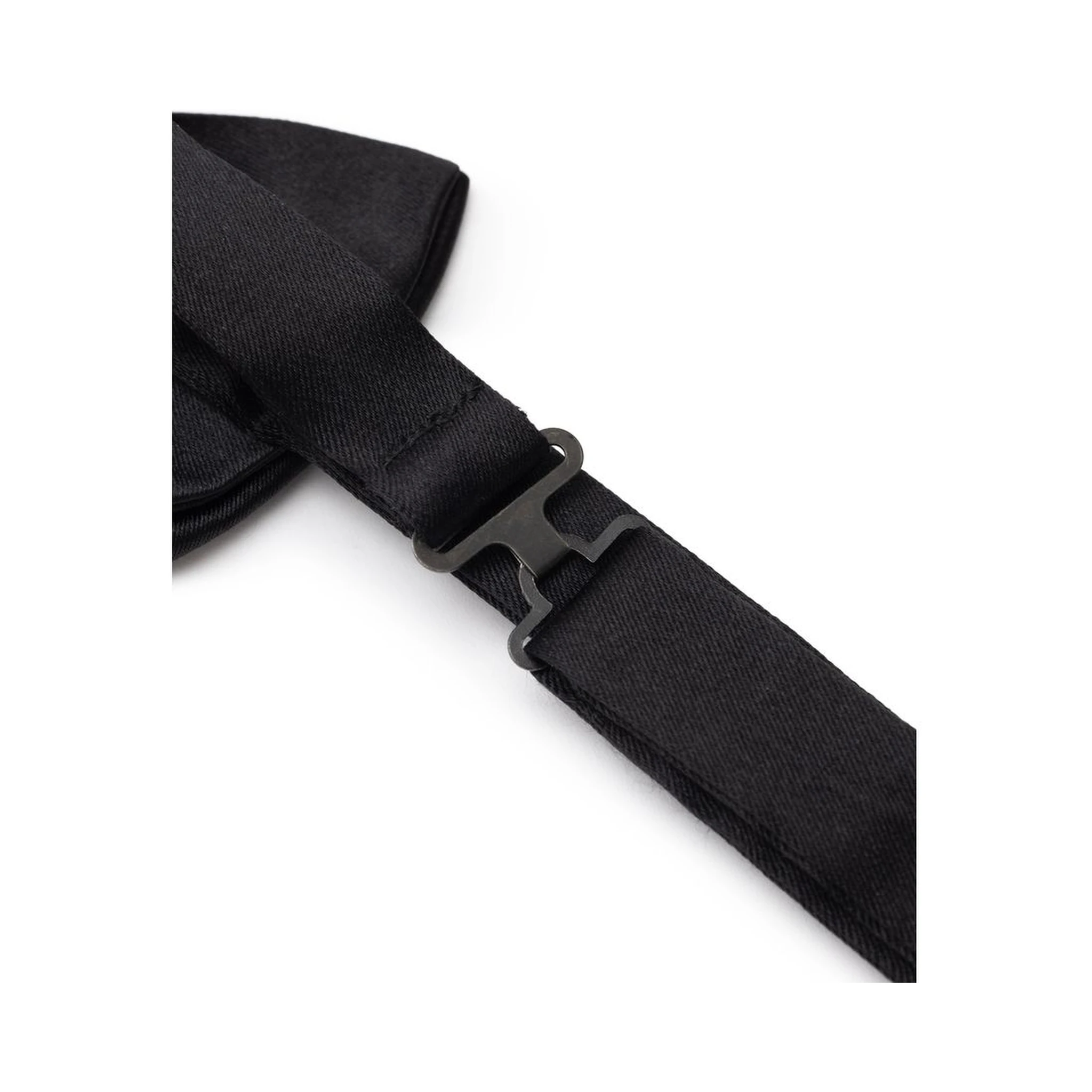 Black Silk Bowtie