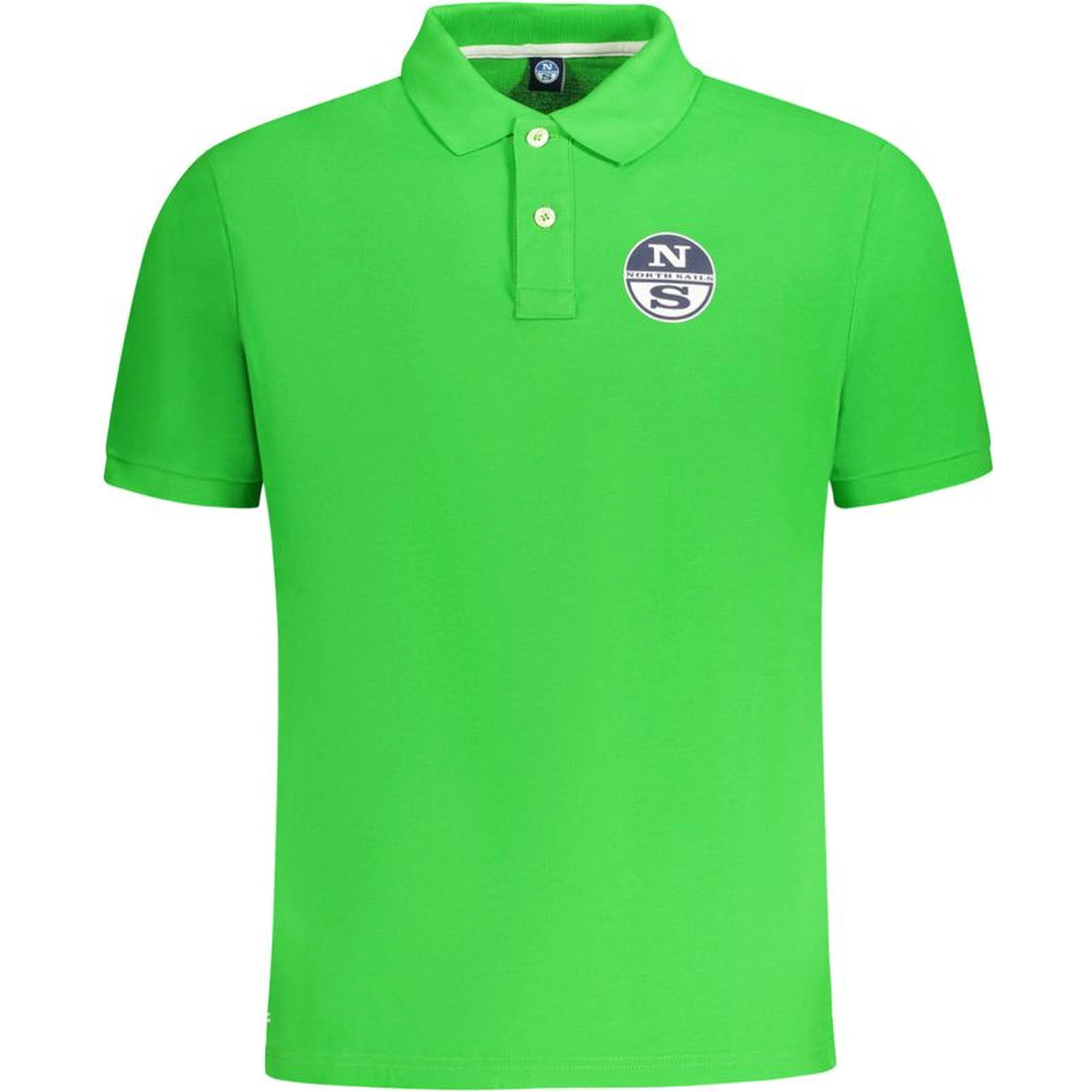 Green Cotton Polo Shirt