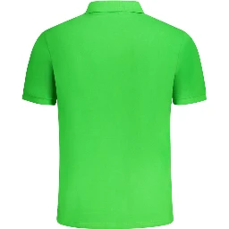 Green Cotton Polo Shirt