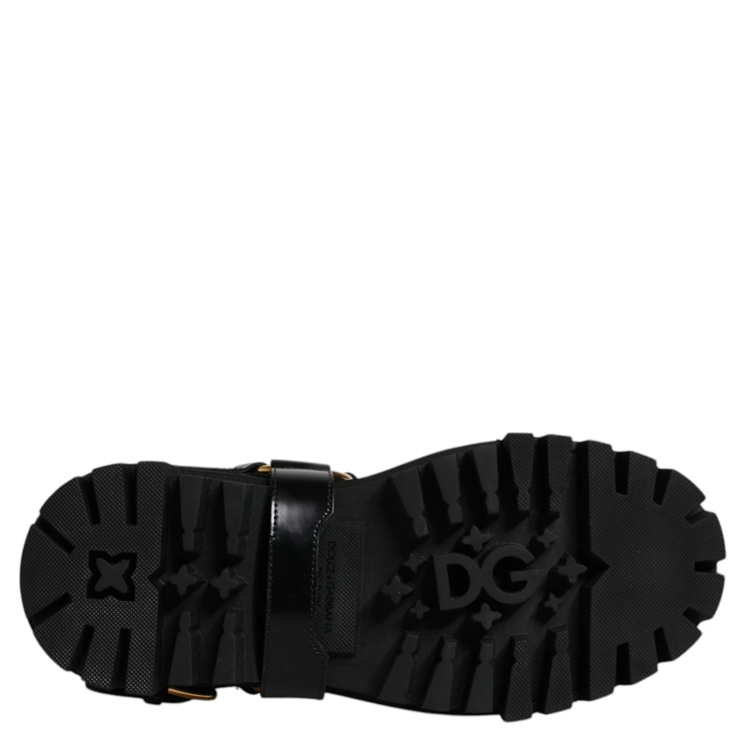 Black Leather Slip On Stretch Trekking Boots Shoes