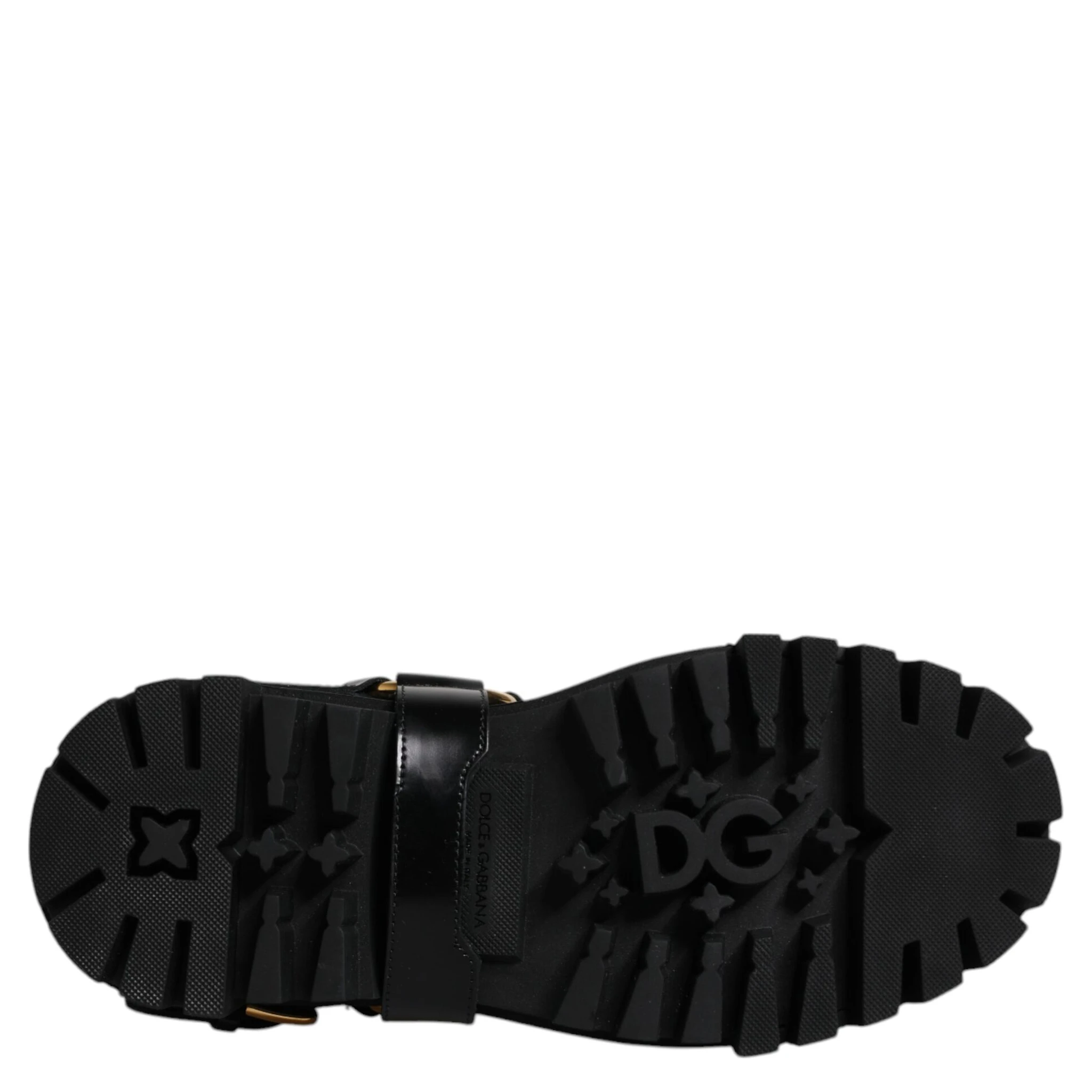 Black Leather Slip On Stretch Trekking Boots Shoes