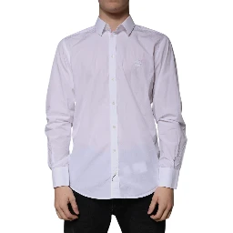 White Cotton Slim Fit MARTINI Men Dress Shirt