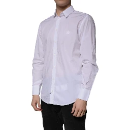 White Cotton Slim Fit MARTINI Men Dress Shirt