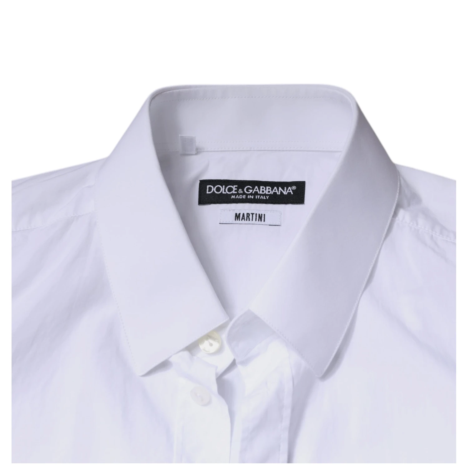 White Cotton Slim Fit MARTINI Men Dress Shirt