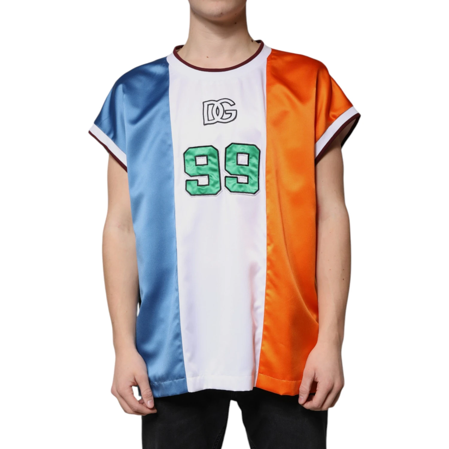 Multicolor Jersey Tank Sleeveless T-shirt