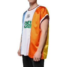 Multicolor Jersey Tank Sleeveless T-shirt