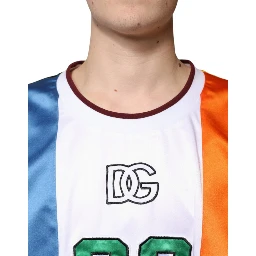 Multicolor Jersey Tank Sleeveless T-shirt