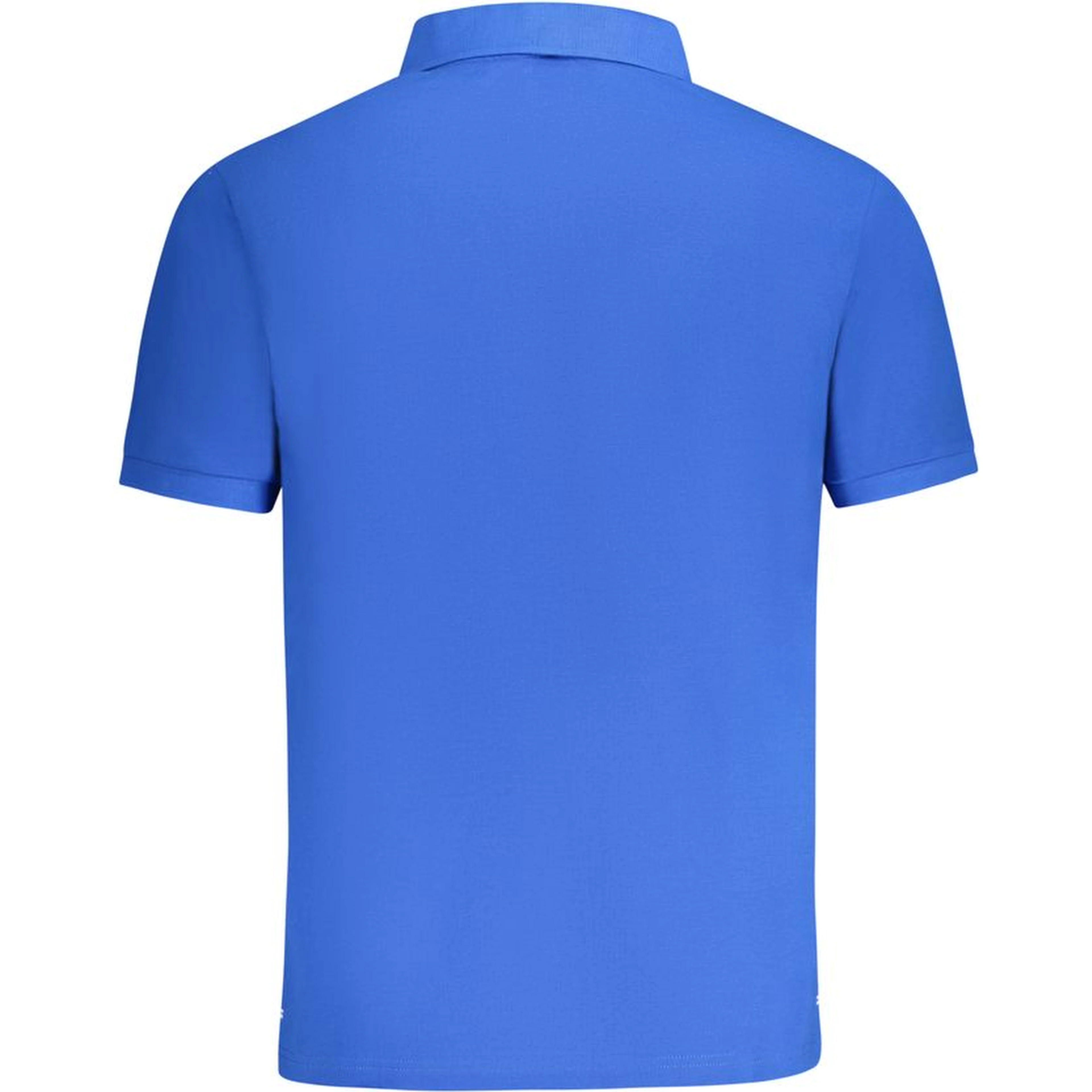 Blue Cotton Polo Shirt