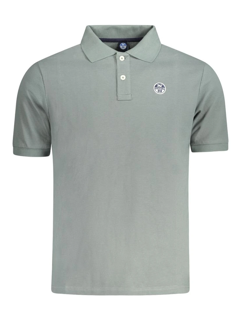 Green Cotton Polo Shirt