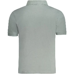 Green Cotton Polo Shirt