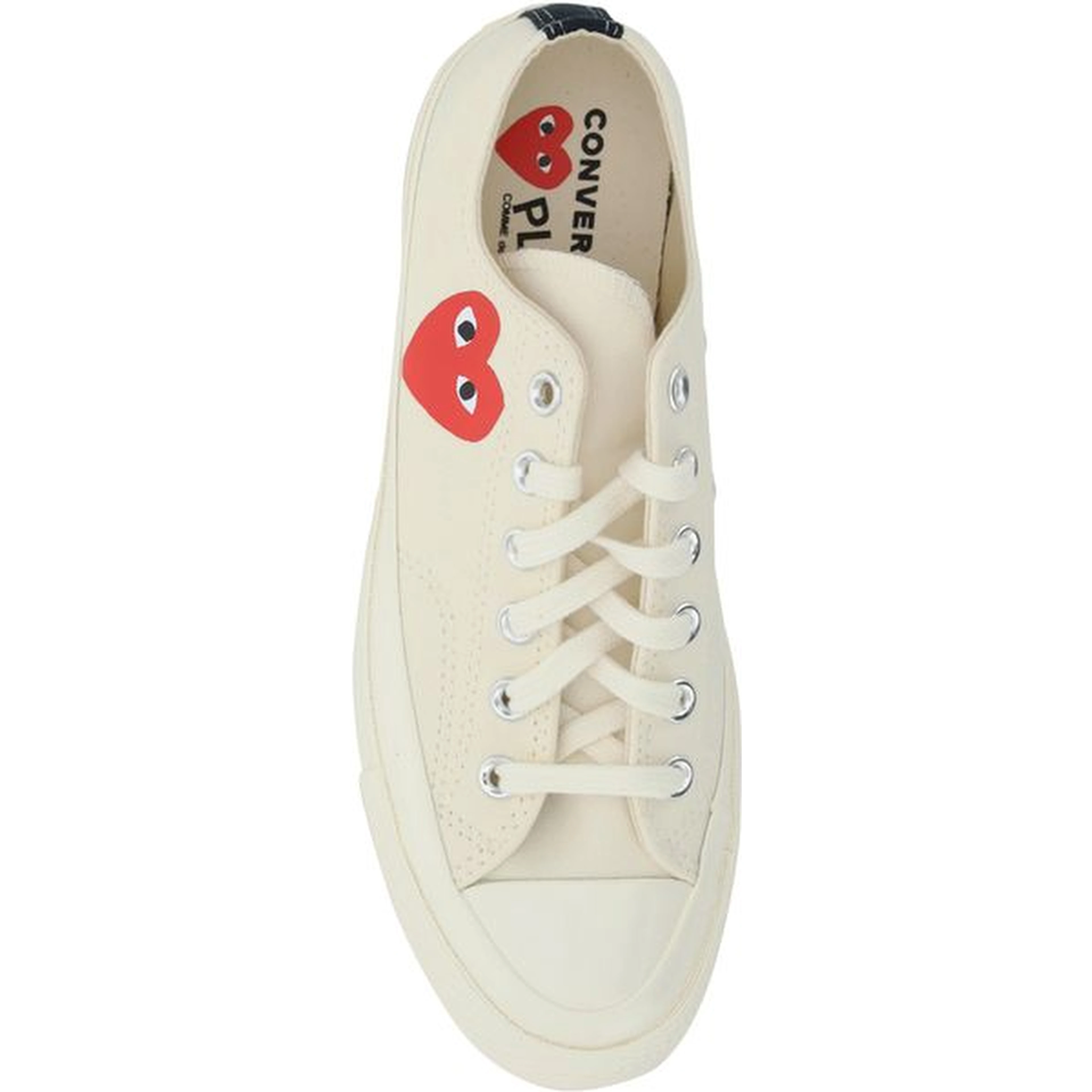 White Rubber Low Top Sneakers