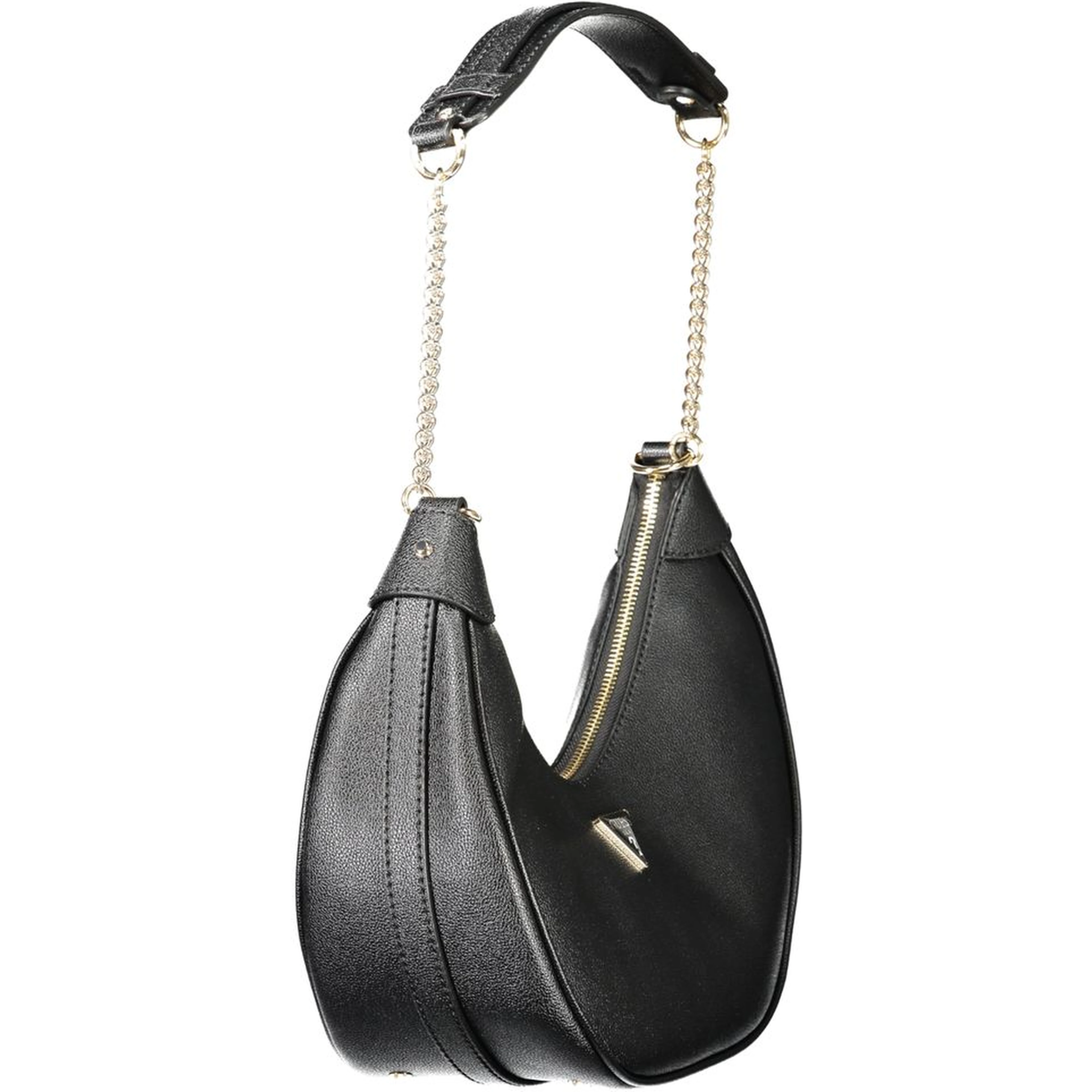 Fedora Hobo Shoulder Bag In Black