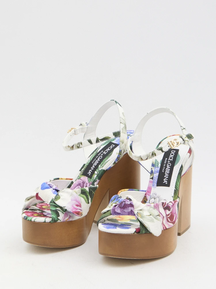 Floral platform sandals alternative