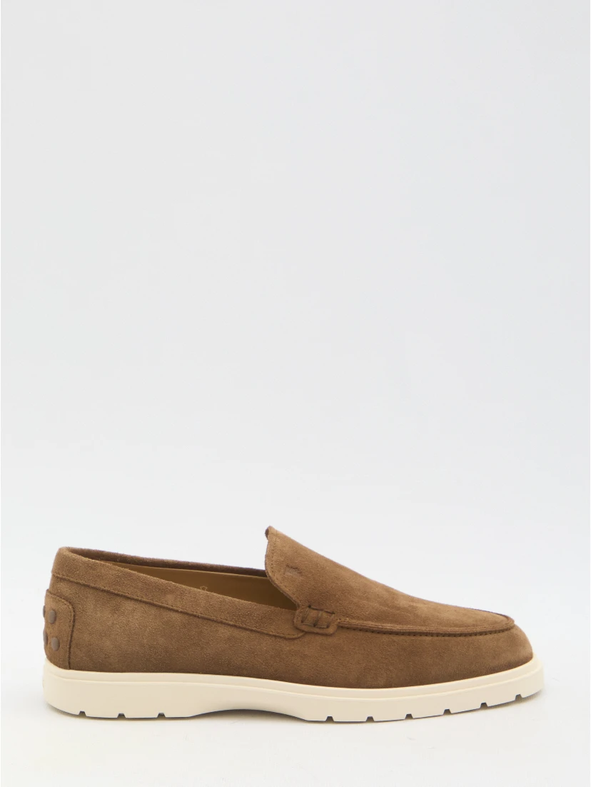 Suede loafers