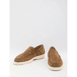 Suede loafers