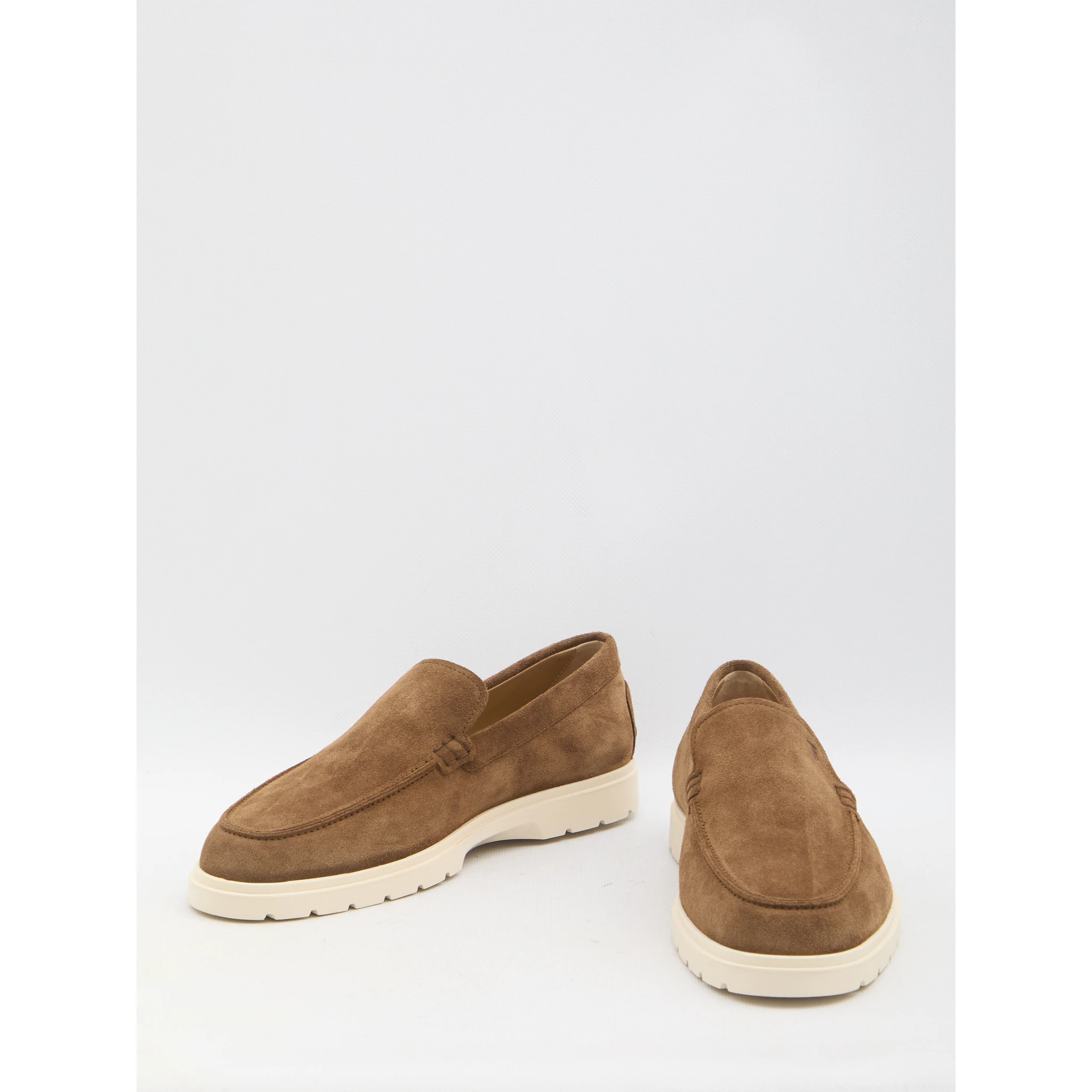 Suede loafers