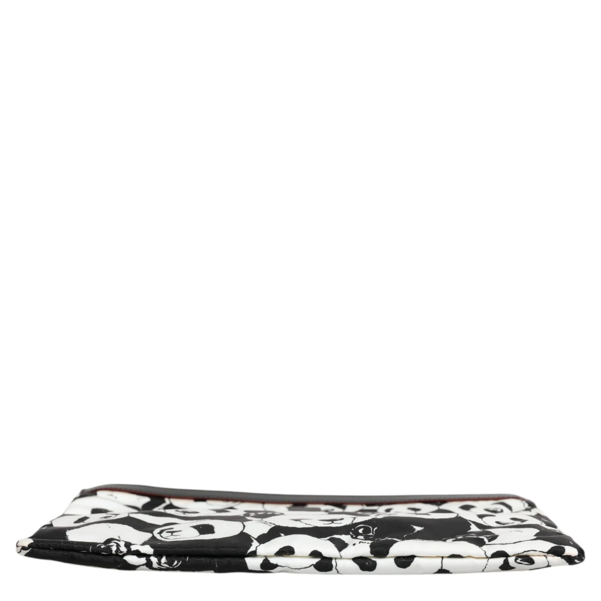 Black White Panda Pattern Clutch Pouch Bag