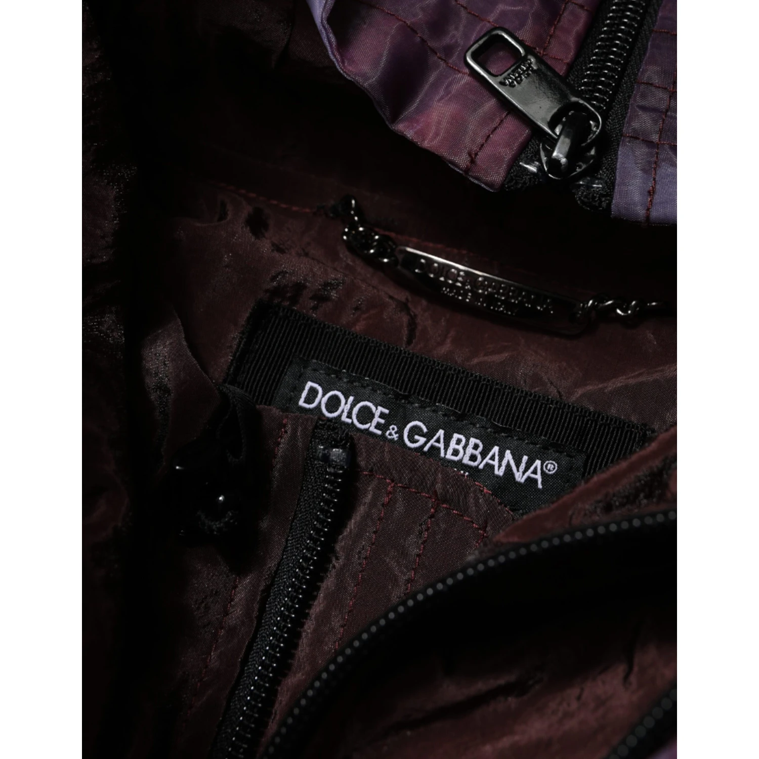 Purple Camouflage Hooded Men Blouson Jacket