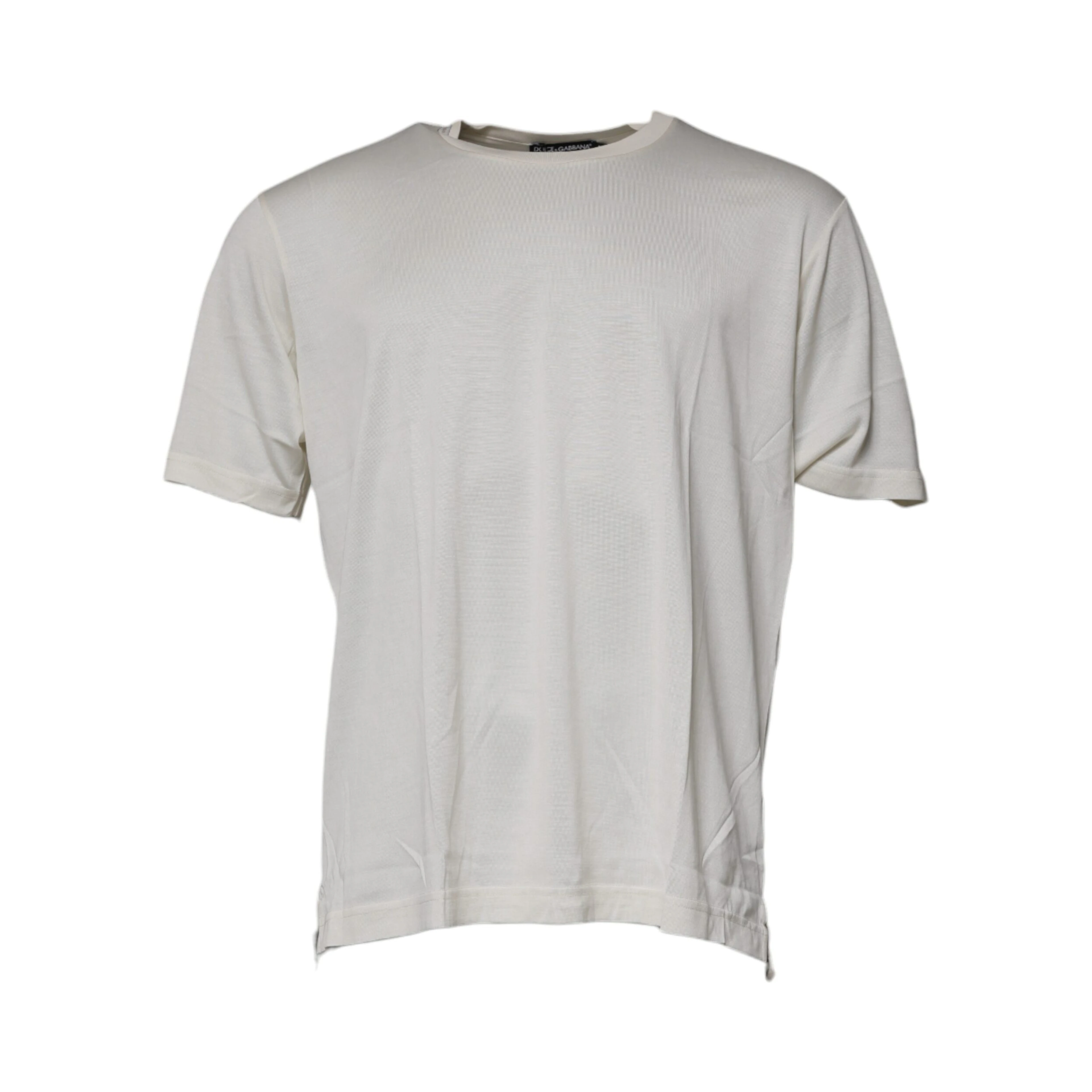 Off White Crew Neck Short Sleeve T-shirt